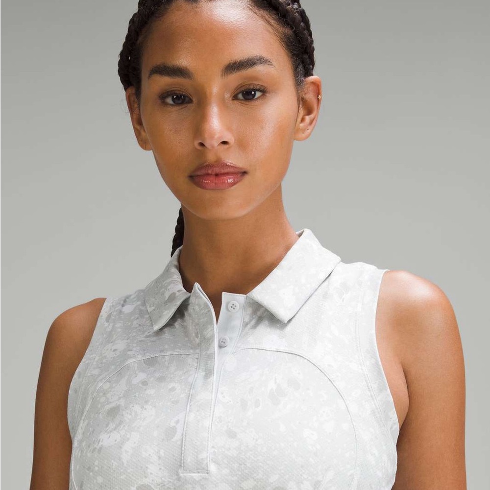 lululemon athletica Gray Sleeveless Blouse